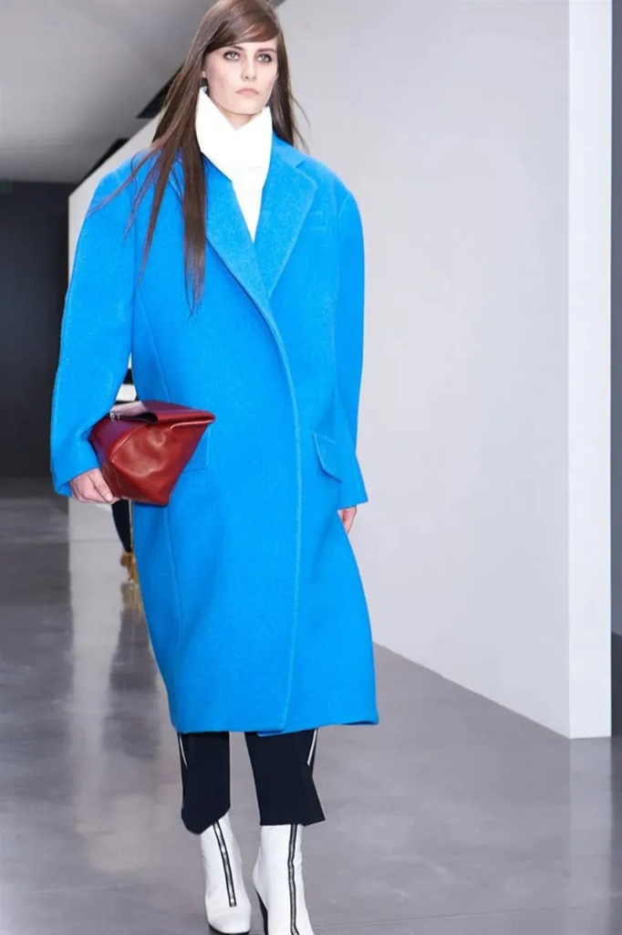 Phoebe Philo cappotto blu