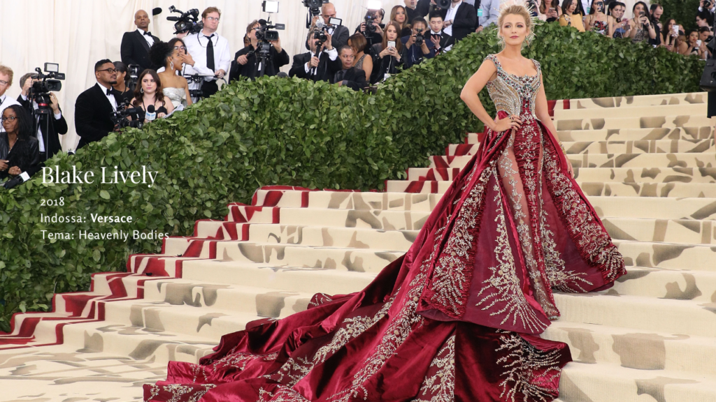 Met Gala - Blake Lively in Versace