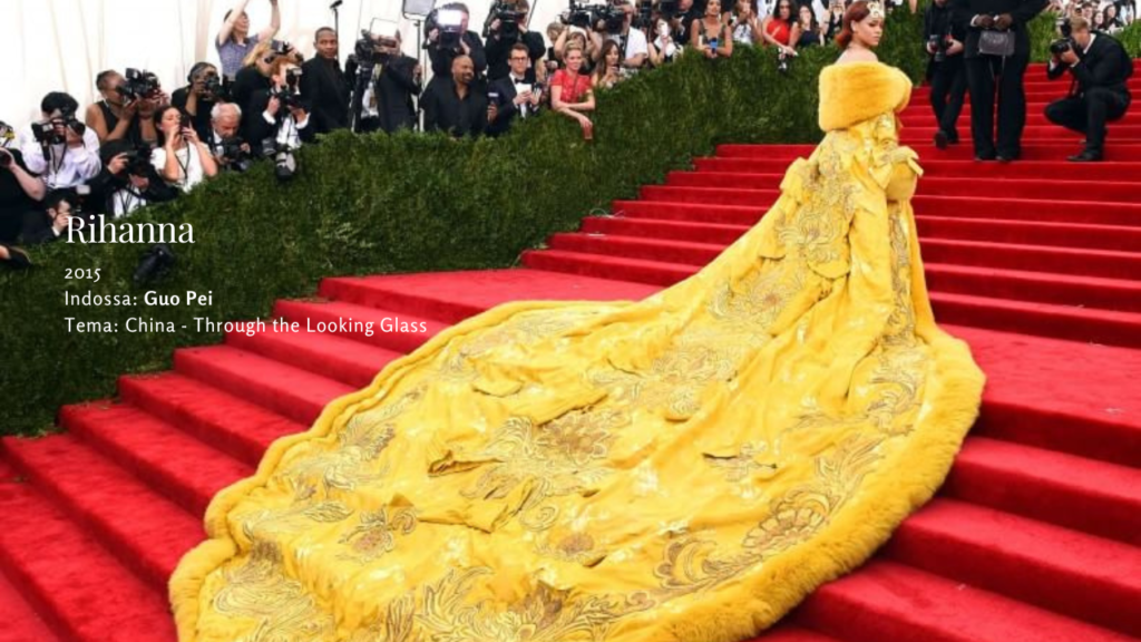 Met Gala - Rihanna in Guo Pei