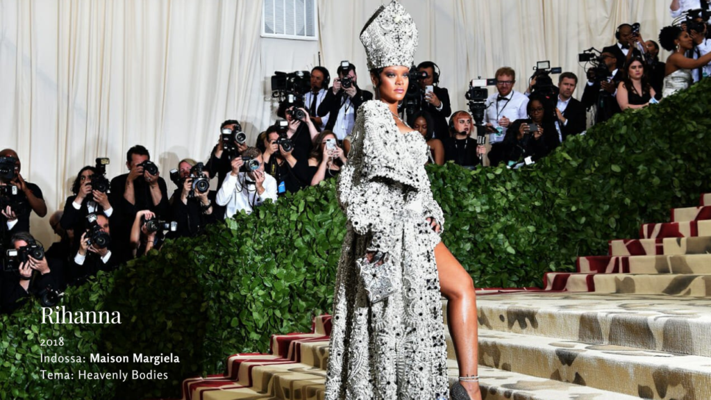 Met Gala - Rihanna in Maison Margiela