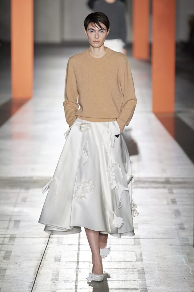 Tendenze Autunno 2023 - Prada Gonna a Ruota